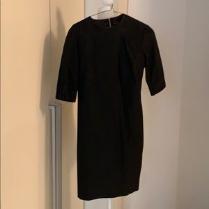 Zara black shift dress